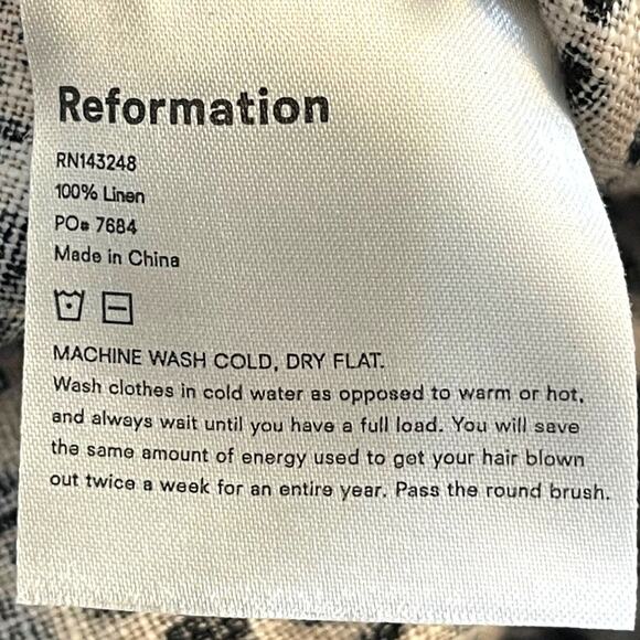 Reformation Jackie Cropped Belted Leopard Print Linen Wide Leg Pants Size 2 - Picture 12 of 12